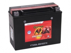 Motobatéria Banner Bike Bull AGM 12V 22Ah (YTX50L-BS)