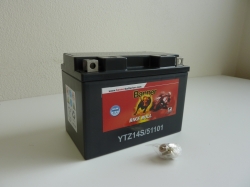 Motobatéria Banner Bike Bull AGM+SLA 12V 11Ah (YTZ14-S)