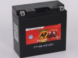 Motobatéria Banner Bike Bull AGM+SLA 12V 12Ah (YTZ14B-4)