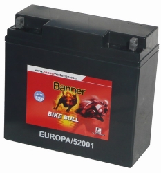 Motobatéria Banner Bike Bull AGM+SLA 12V 19Ah BMW s ABS