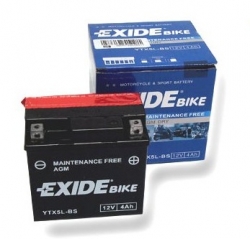 Motobatéria Exide Bike AGM ETX5L-BS,12V 4Ah 
