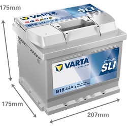 VARTA BLUE dynamic 12V 44Ah