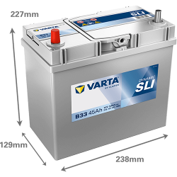 VARTA BLUE dynamic 12V 45Ah ľavá Asia