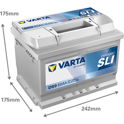 VARTA BLUE dynamic 12V 60Ah pravá nízká