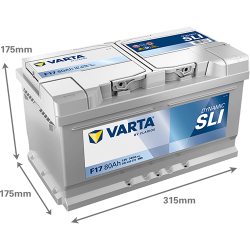 VARTA BLUE dynamic 12V 80Ah
