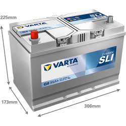 VARTA BLUE dynamic 12V 95Ah Asia ľavá VARTA BLUE dynamic 12V 95Ah Asia ľavá