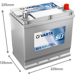 VARTA BLACK dynamic 12V 45Ah pravá Asia