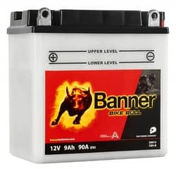 Motobatéria Banner Bike Bull 12V 9Ah (YB9-B) Motobatéria Banner Bike Bull 12V 9Ah (YB9-B)