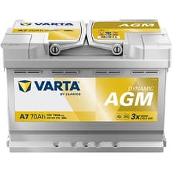 VARTA Start-Stop Plus AGM 12V 70Ah VARTA Start-Stop Plus AGM 12V 70Ah