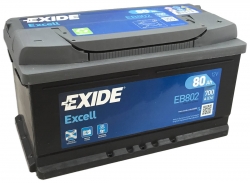 Exide Excell 12V 80Ah nízka