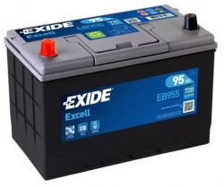 Exide Excell 12V 95Ah ľavá