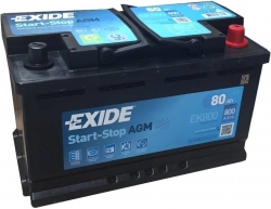 Exide  Štart-stop AGM 12V 82Ah, EK820