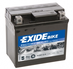 Motobatéria Exide Bike AGM12-5,12V 4Ah 