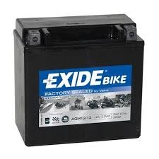 Motobatéria Exide Bike AGM12-12, 12V 12Ah 