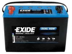 Exide DUAL AGM 12V 100Ah, EP 900