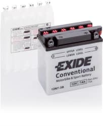 Motobatéria Exide bike 12N7-3B, 12V 7Ah Motobatéria Exide bike 12N7-3B, 12V 7Ah