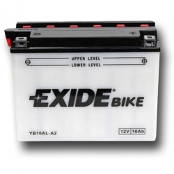 Motobatéria Exide Bike EB16AL-A2,12V 16Ah