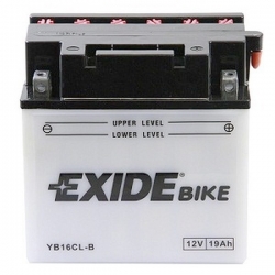 Motobatéria Exide Bike EB16CL-B, 12V 19Ah