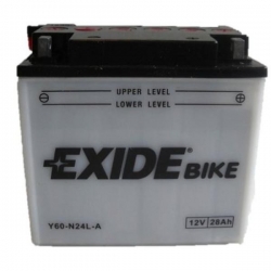 Motobatéria Exide Bike E60-N24L-A, 12V 28Ah