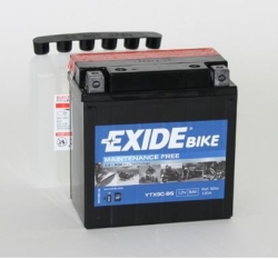 Motobatéria Exide Bike AGM ETX9C-BS, 12V 9Ah