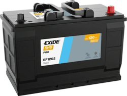 EXIDE Profesional Power 12V 120Ah,EF1202 EXIDE Profesional Power 12V 120Ah,EF1202