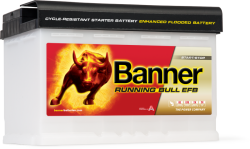 BANNER Running Bull EFB 12V, 70 Ah