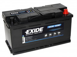 Exide DUAL AGM 12V 92Ah, EP 800