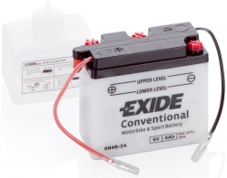 Motobatéria Exide Bike 6N4B-2A, 6V 4Ah Motobatéria Exide Bike 6N4B-2A, 6V 4Ah