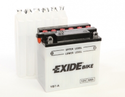 Motobatéria Exide Bike EB7-A, 12V 8Ah