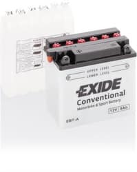 Motobatéria Exide Bike EB7-A, 12V 8Ah Motobatéria Exide Bike EB7-A, 12V 8Ah