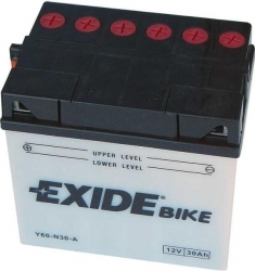 Motobatéria Exide Bike E60-N30-A, 12V 30Ah