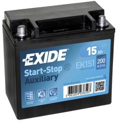 Exide prídavná AGM 12V, 15Ah Exide prídavná AGM 12V, 15Ah