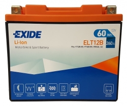 Motobatéria EXIDE BIKE LI-lon ELT12B, 12V/60Wh